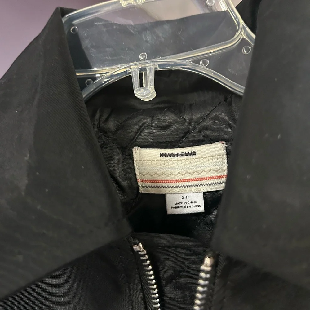 NWOT Kimchi Blue Black Bomber Jacket - Picture 4 of 4